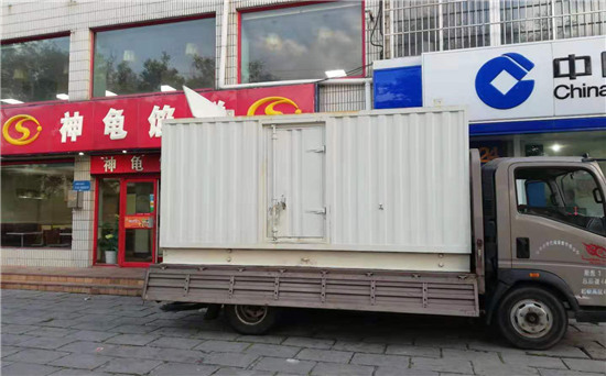 东凤镇出租发电机施工案例